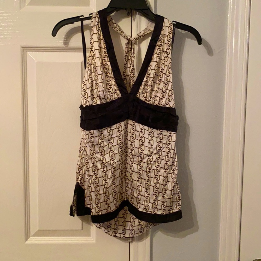 Bebe-silk halter top
